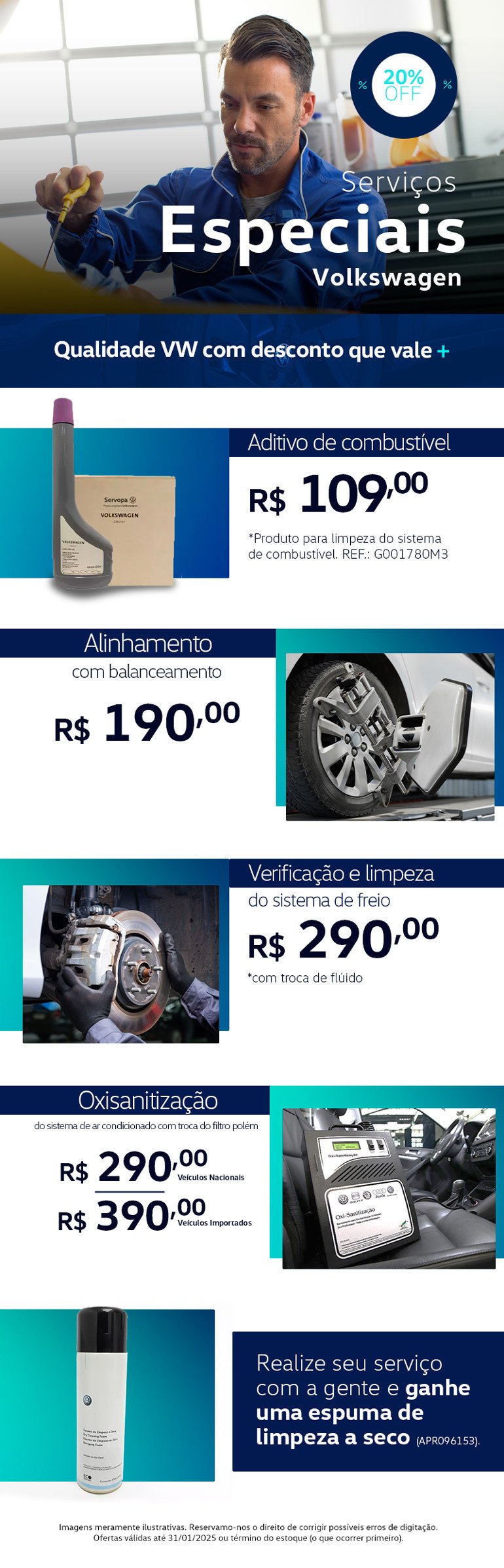 Serviços - Janeiro - VW