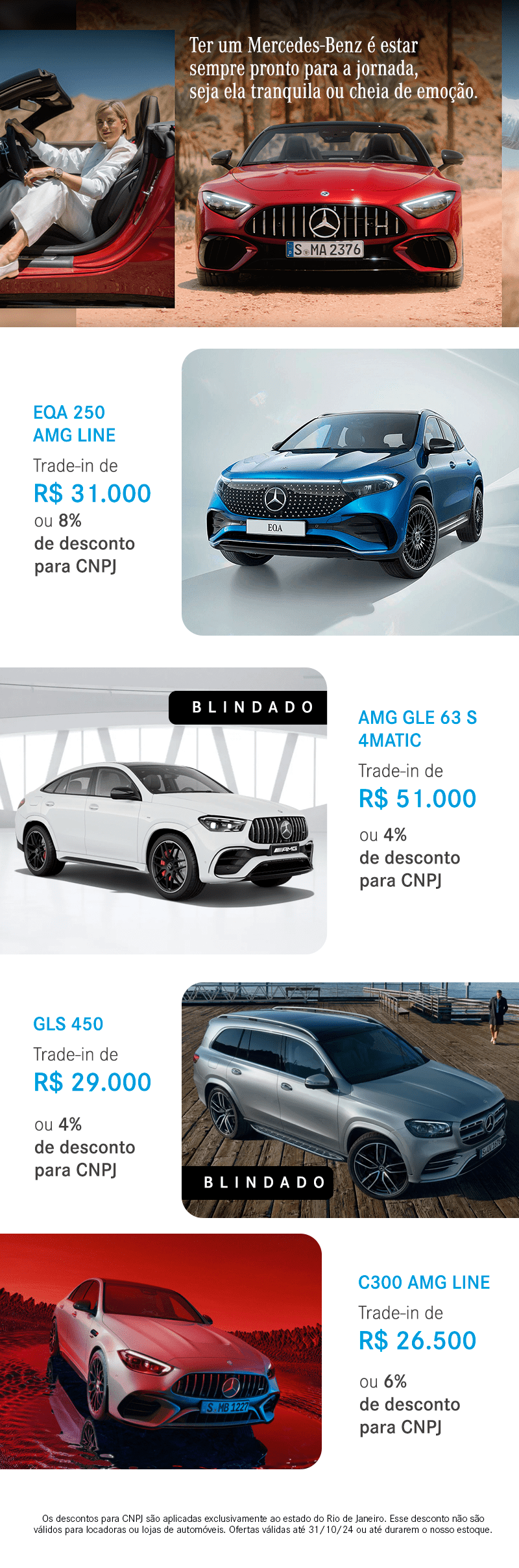 Novos - Outubro - Mercedes Benz