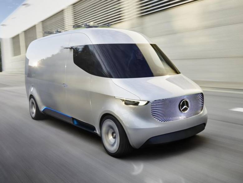 Mercedes-Benz cria van elétrica integrada a drones para entregas