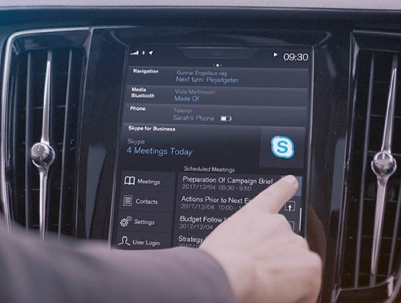 Volvo será primeira marca a oferecer Skype em seus carros